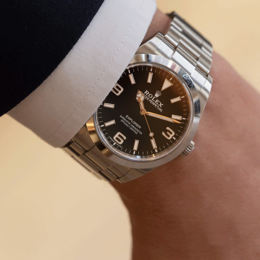 Montre Rolex Explorer Full Set 2019 Ref. 214270 39 mm 214270-0003