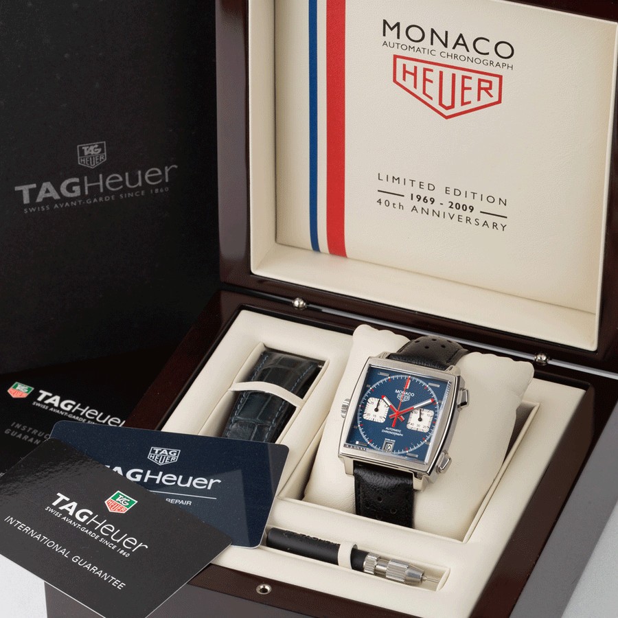 TAG Heuer Monaco vintage watch limited edition Steve McQueen