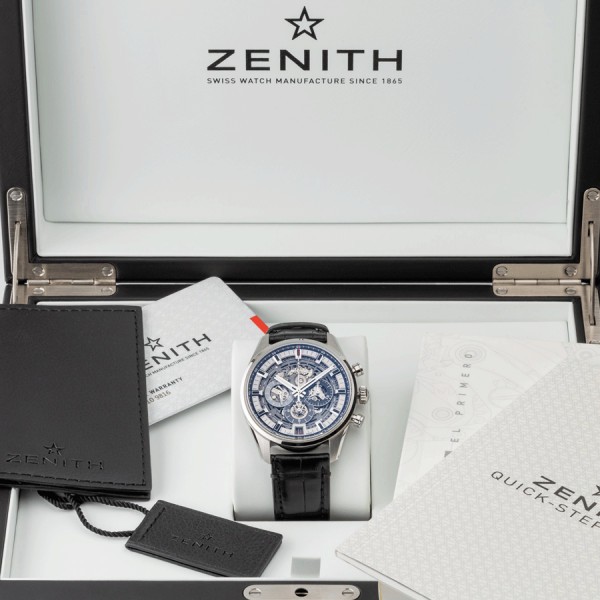 Montre Zenith Chronomaster El Primero Full Open Full Set 2019 42 mm 03.2081.400/78.C813