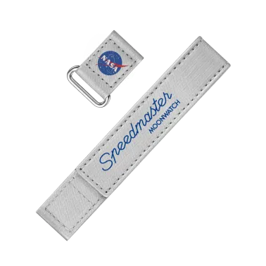 Bracelet Omega NASA Speedmaster Moonwatch deux pièces en VELCRO gris 032CWZ016040