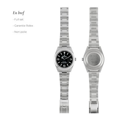 Montre Rolex Explorer Full Set 2019 Ref. 214270 39 mm 214270-0003
