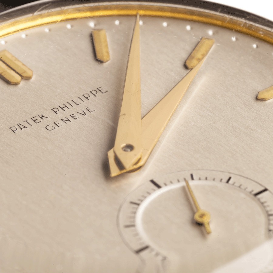 Montre Patek Philippe Calatrava Jumbo en or jaune remontage manuel 1951 36 mm 570