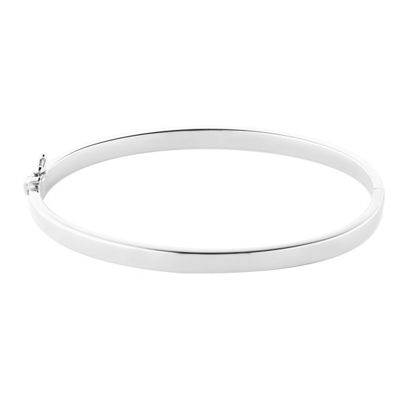 Bangle Les Poinçonneurs Faro in white gold