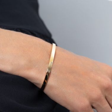 Jonc Les Poinçonneurs Faro en or jaune