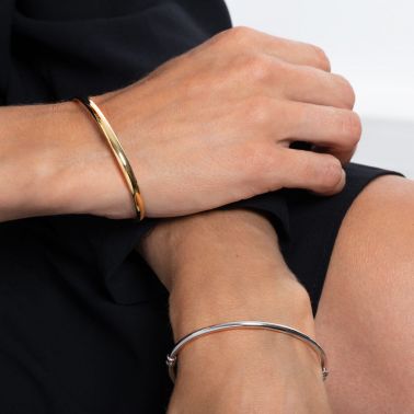 Bangle Les Poinçonneurs Goa in yellow gold