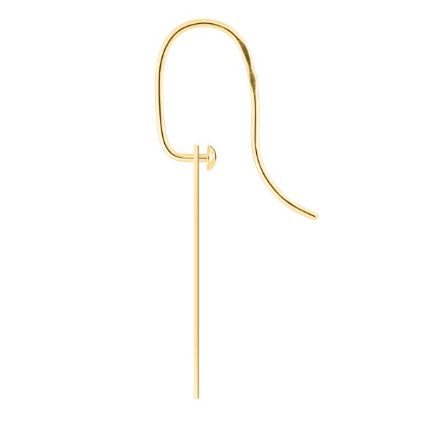 Earrings Lepage Colette Notre Dame in yellow gold