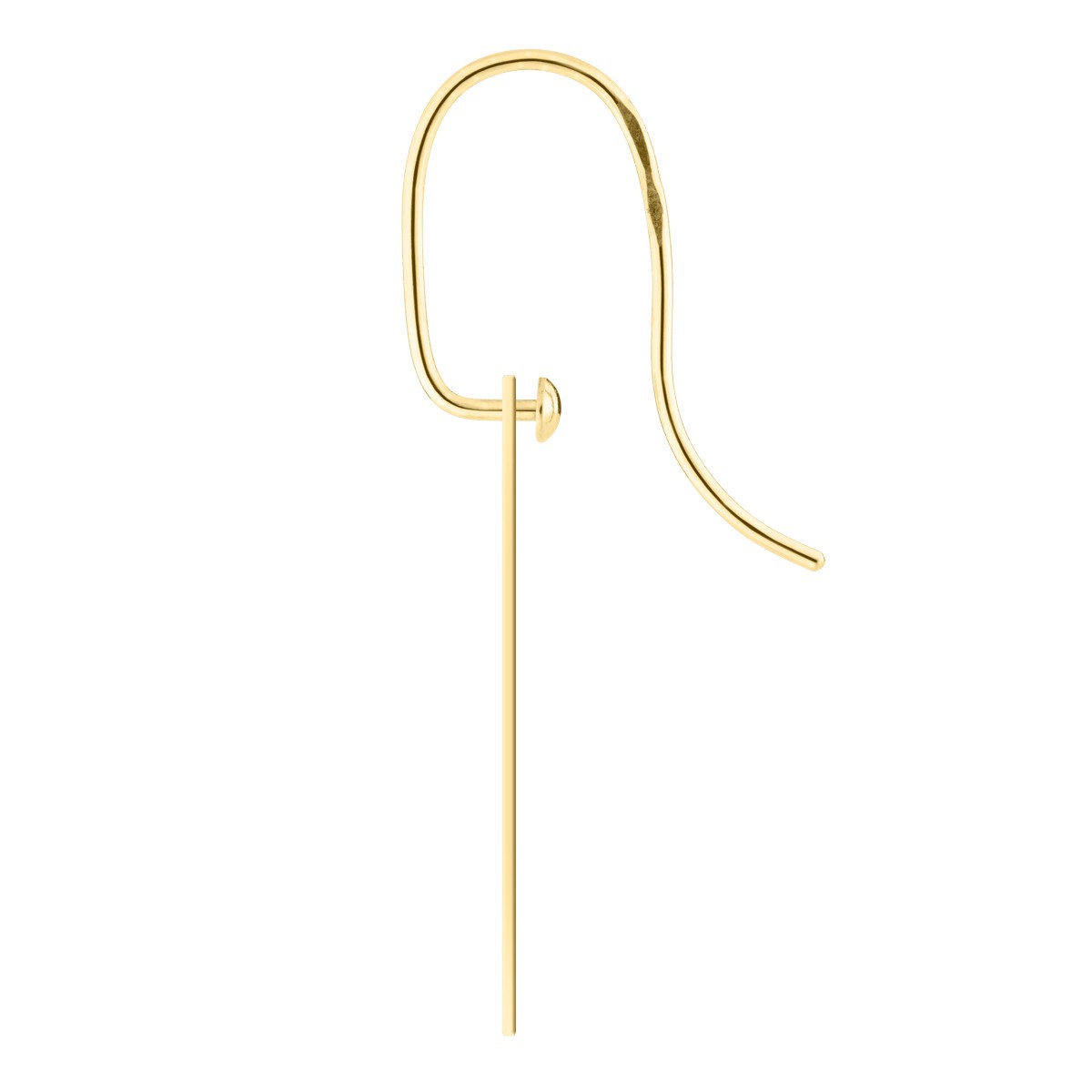 Earrings Lepage Colette Notre Dame in yellow gold