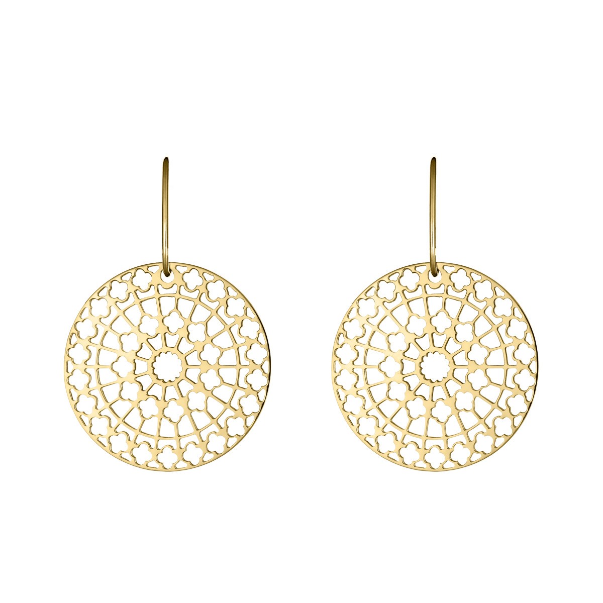 Earrings Lepage Colette Notre Dame in yellow gold