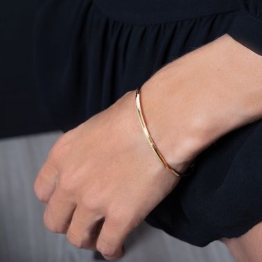 Jonc Les Poinçonneurs Rio en or blanc 361.3GR