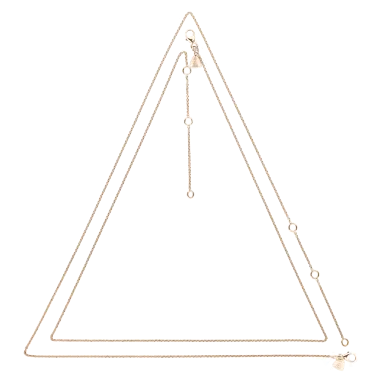 Chain Lepage Colette 4 mm in pink gold