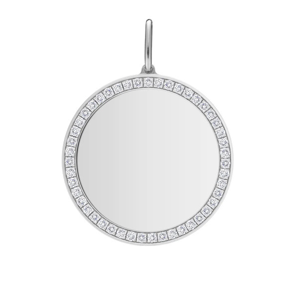 Medal Lepage Colette in white gold and diamonds