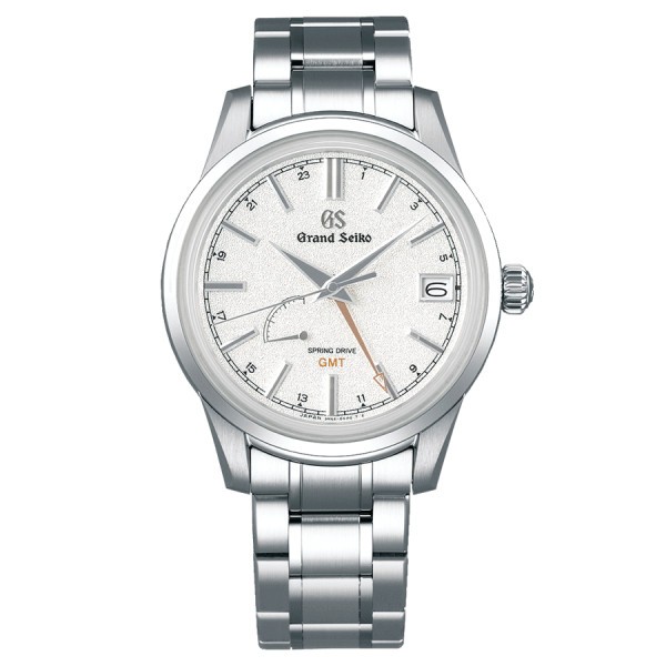 Grand Seiko Elegance Spring Drive watch white dial steel bracelet 40,2 mm SBGE269G