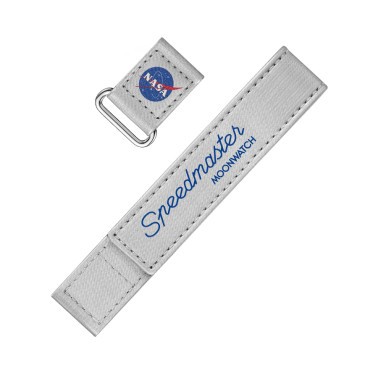 Bracelet Omega NASA Speedmaster Moonwatch deux pièces en VELCRO gris 032CWZ016040