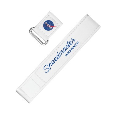 Bracelet Omega NASA Speedmaster Moonwatch deux pièces en VELCRO blanc 032CWZ016040