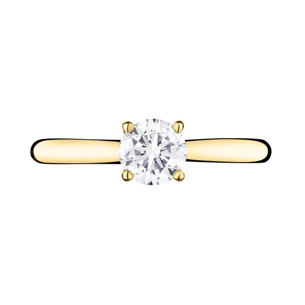 Solitaire Lepage Foudre en or jaune et diamant - LES12DJ