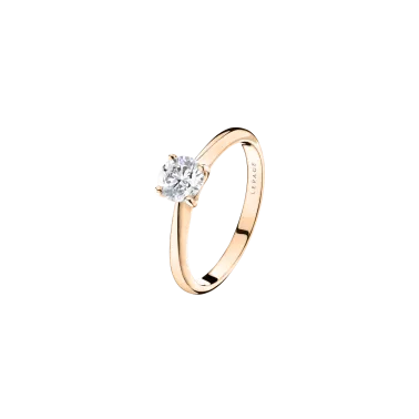 Solitaire Lepage Foudre en or rose et diamant - LES12DR