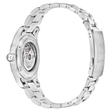 Montre Hamilton Khaki Field cadran noir bracelet acier 42 mm - SITE1