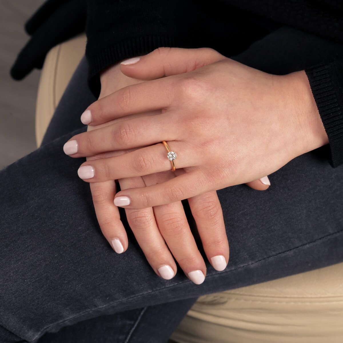 Solitaire Lepage Foudre en or blanc et rubis - LES12RG