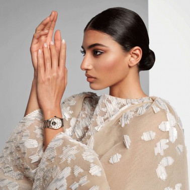 Frédérique Constant Highlife Ladies Heart Beat automatic pink gold watch silver dial steel and pink gold bracelet 34 mm FC-310VD