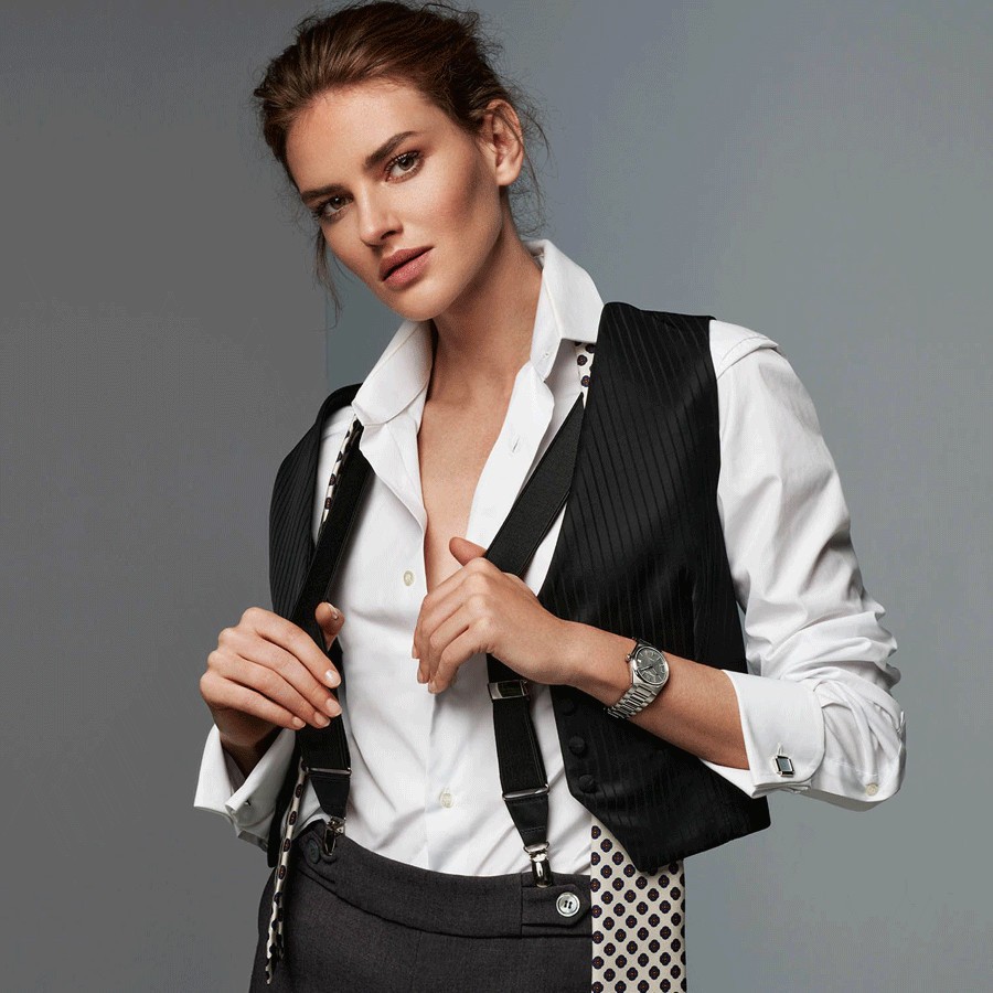 Frédérique Constant Highlife Ladies automatic watch grey dial steel bracelet 34 mm FC-303LG2NH6B