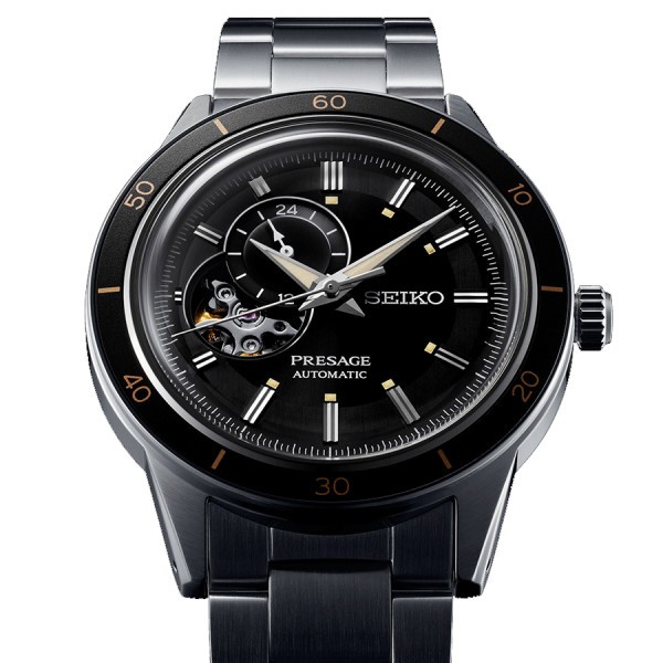 Seiko Presage Style 60s Open Heart  mm watch SSA425J1 - Lepage