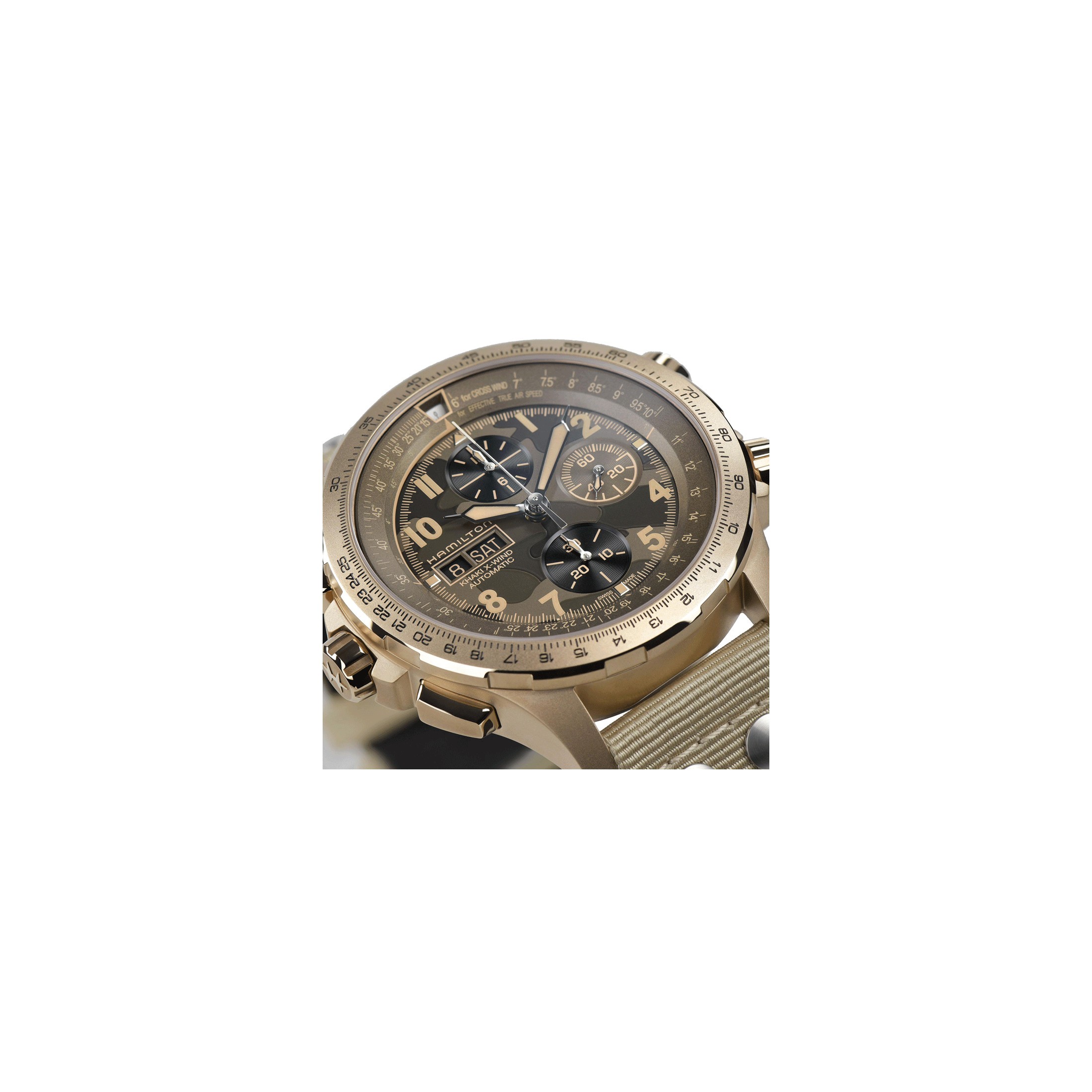 Montre Hamilton Khaki Aviation X-Wind automatique H77916920 Lepage