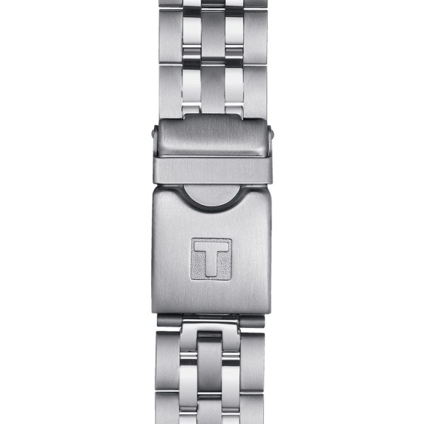 Montre Tissot T-Sport PRC 200 Chronograph quartz cadran bleu bracelet acier 43 mm T114.417.11.047.00