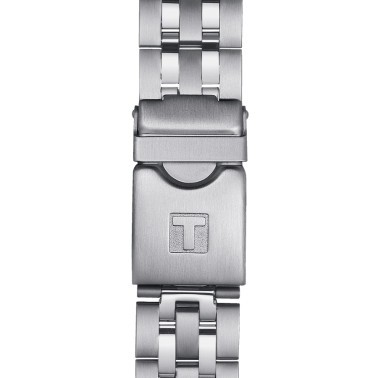 Montre Tissot T-Sport PRC 200 Chronograph quartz cadran noir bracelet acier 43 mm T114.417.11.057.00