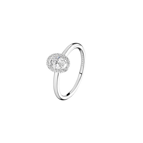 Ring Lepage Antoinette in white gold and diamonds