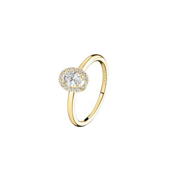 Bague Lepage Antoinette en or jaune et diamants - LEB2DJ