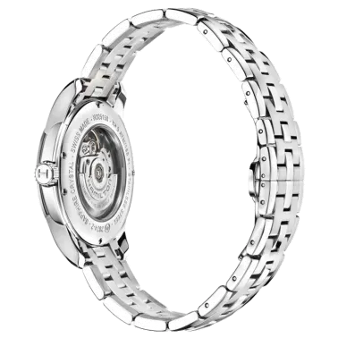 Montre Hamilton Jazzmaster Viewmatic cadran argenté bracelet acier 40 mm - SITE1