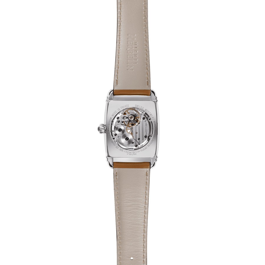 Montre Michel Herbelin Art Deco Mechanical Edition Limitée numérotée 300 exemplaires 33 x 39 mm 1938/08GO