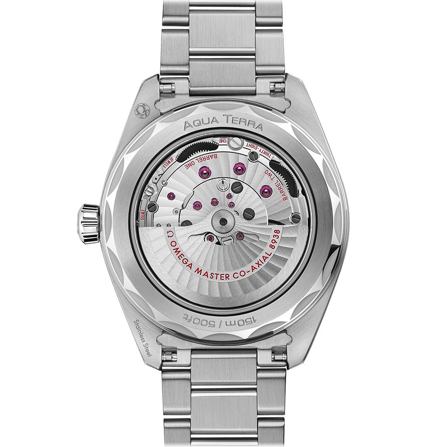 Montre Omega Aqua Terra 150M Co-Axial Master Chronometer GMT Worldtimer bracelet acier 43 mm 220.10.43.22.03.001