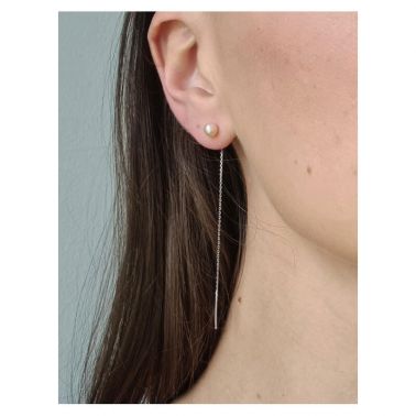 Earrings Claverin Long simply