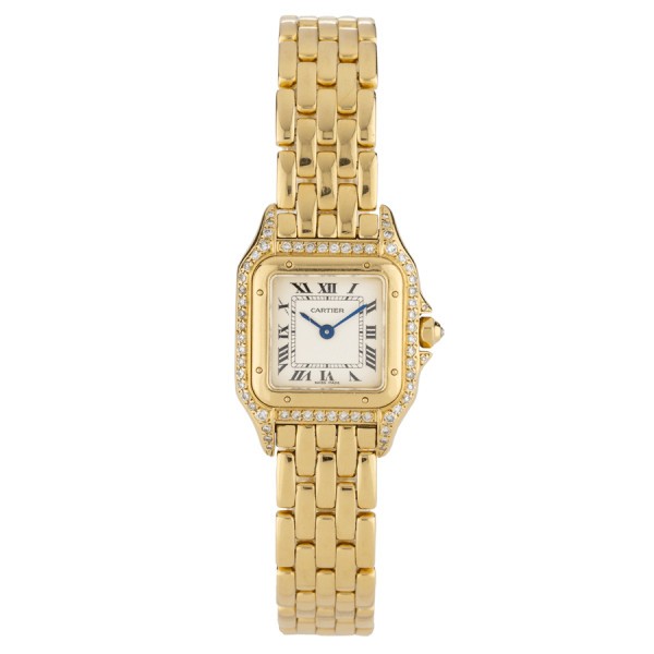 Cartier Panthere yellow gold and diamond watch 2006 22x30 mm PANTHERE2006