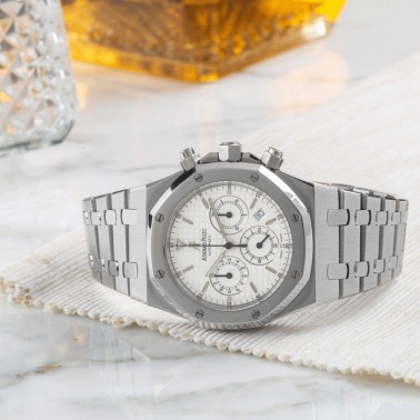 Audemars Piguet Royal Oak Chronograph Kasparov E Series Full Set 2001 39 mm 25860ST.OO.1110ST.05