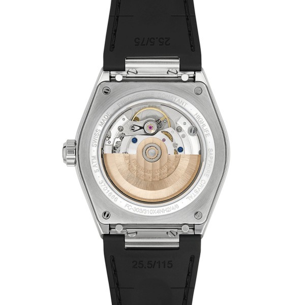 Frédérique Constant Highlife COSC watch white dial stainless steel bracelet 41 mm
