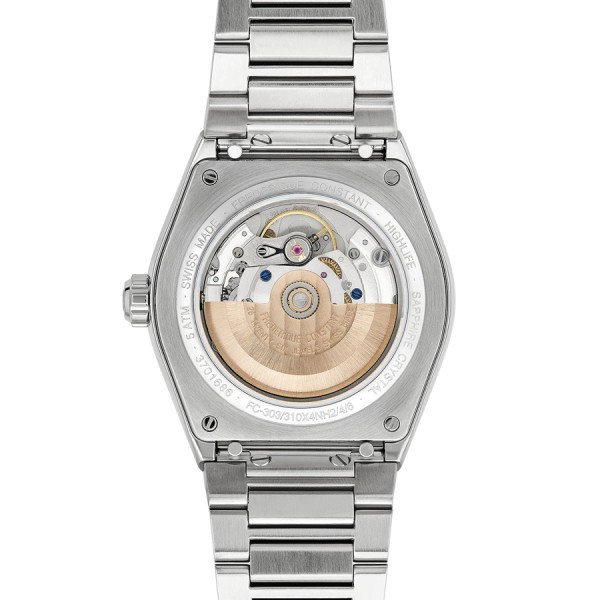 Frédérique Constant Highlife COSC watch white dial stainless steel bracelet 41 mm