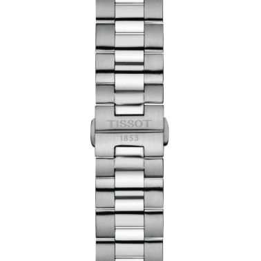 Tissot Gentleman Titanium watch quartz blue dial titanium bracelet 40 mm T127.410.44.041.00