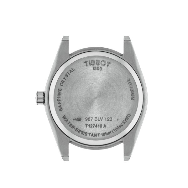Tissot Gentleman Titanium watch grey dial titanium bracelet 40 mm T127.410.44.081.00