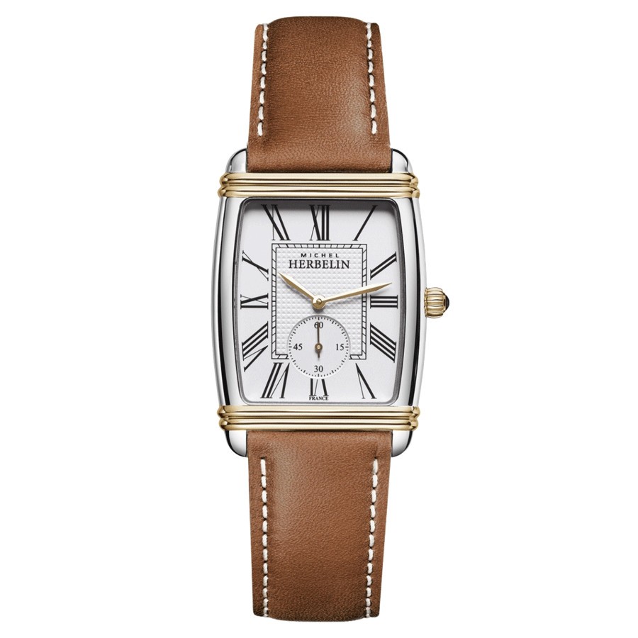 Michel Herbelin Art Deco Watch PVD Gold quartz 10638 T08GO Lepage