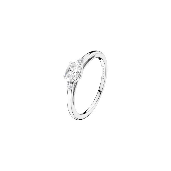 Ring Lepage Juliette in white gold and diamonds