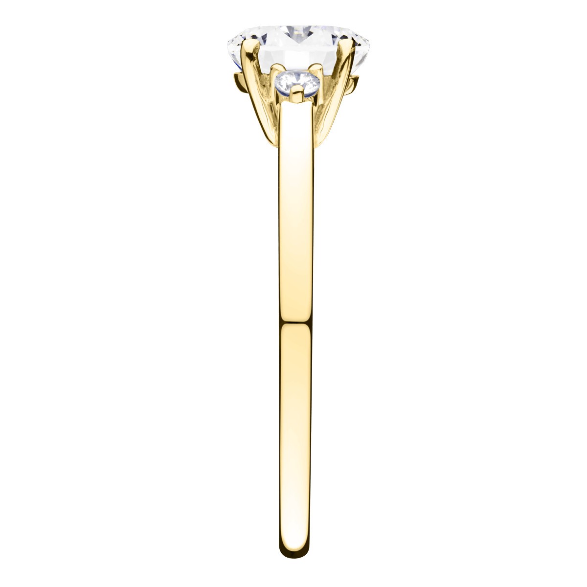 Ring Lepage Romeo in yellow gold and diamonds