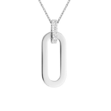 So Shocking Origine Baby necklace in white gold and diamonds