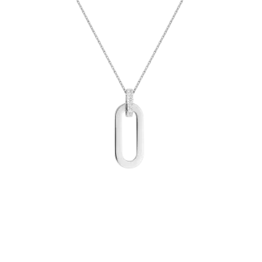 Collier So Shocking Origine Baby en or blanc et diamants - SONOR4DXXW