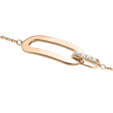 Bracelet So Shocking Origine en or rose et diamants - SOBOR2DXXP
