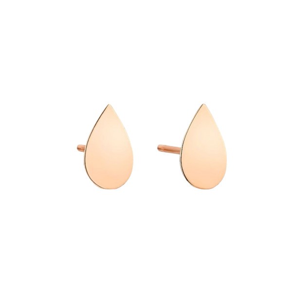 Puces d'oreilles Ginette NY Bliss en or rose - BOBLI1