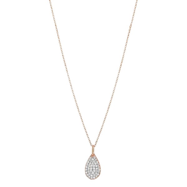 Collier Ginette NY Bliss Diamond en or rose et diamants - BLID1