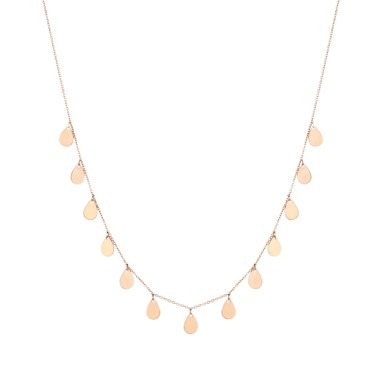 Collier Ginette NY Bliss 13 Tiny en or rose