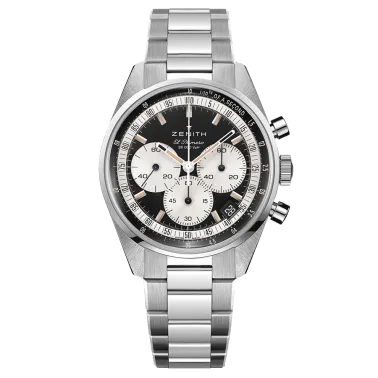 Zenith Chronomaster Original El Primero watch black dial steel bracelet 38 mm 03.3200.3600/21.M3200
